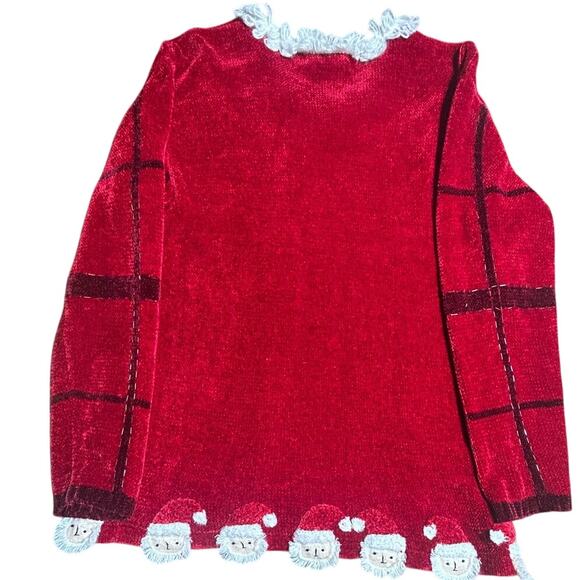 That Sweater Christmas Santa Claus zip up cardigan - Picture 5 of 6